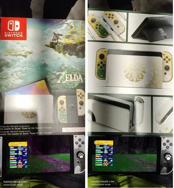 Rilasciate le prime foto di Nintendo Switch OLED Legend of Zelda: Tears of the Kingdom Edition