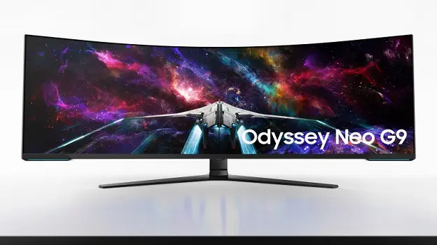 Esse monitor é para GeForce RTX 5090? Samsung lança Odyssey Neo G9 exclusivo de 57 polegadas com resolução de 8K