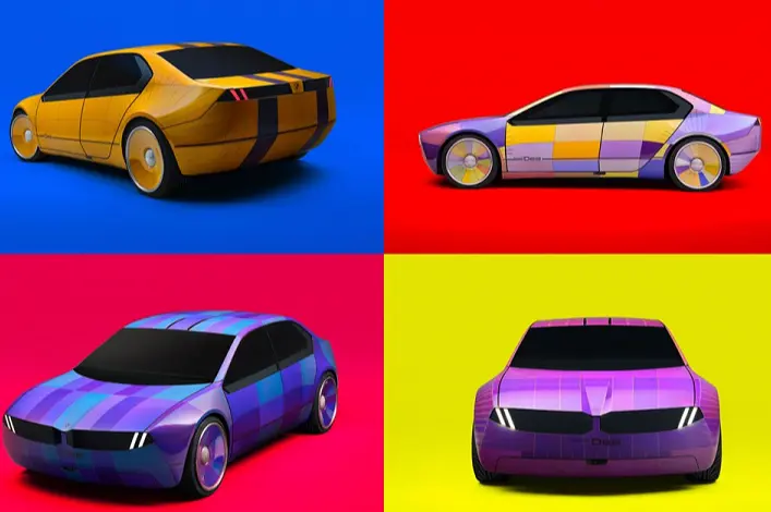 O BMW i Vision DEE pode mudar a cor da carroceria - tudo graças ao filme eletrônico E Ink Prism 3