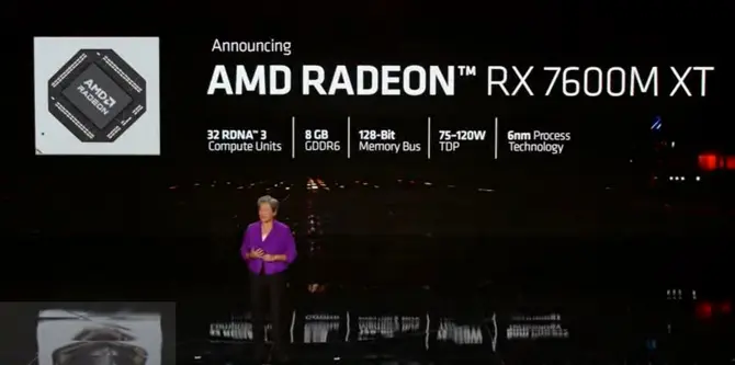 AMD hat 4 mobile 3D-Beschleuniger Radeon RX 7000 eingeführt. Radeon RX 7600M XT ist schneller als Desktop GeForce RTX 3060