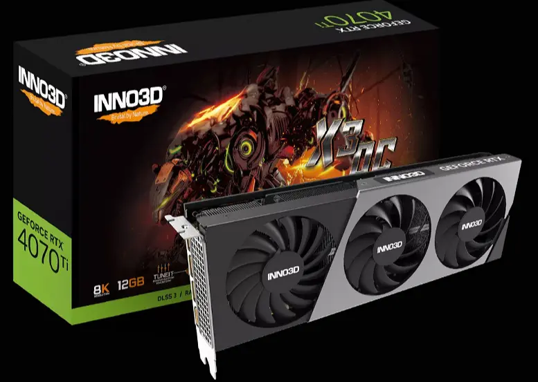 Inno3D a présenté l'une des GeForce RTX 4070 Ti les plus compactes - avec un refroidisseur à double emplacement