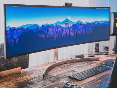 Nouveau moniteur incurvé HP E45c G5 de 1 m VA