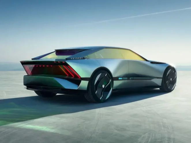 Peugeot Inception - 회사의 미래 전기 자동차 시연