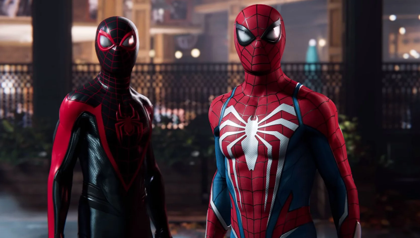 In der Werbung von Marvel's Spider-Man 2 wurde auf das ungefähre Erscheinungsdatum des Spiels hingewiesen