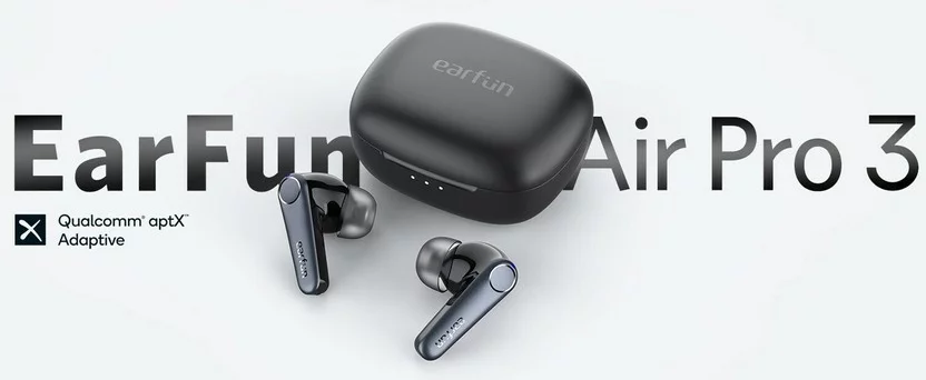 EarFun Air Pro 3는 Bluetooth LE 오디오 코덱, 노이즈 캔슬링 및 aptX를 갖춘 세계 최초의 헤드폰입니다.