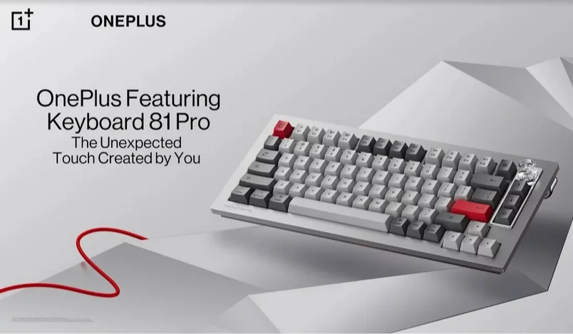 OnePlus e Keychron apresentam teclado mecânico com teclas programáveis