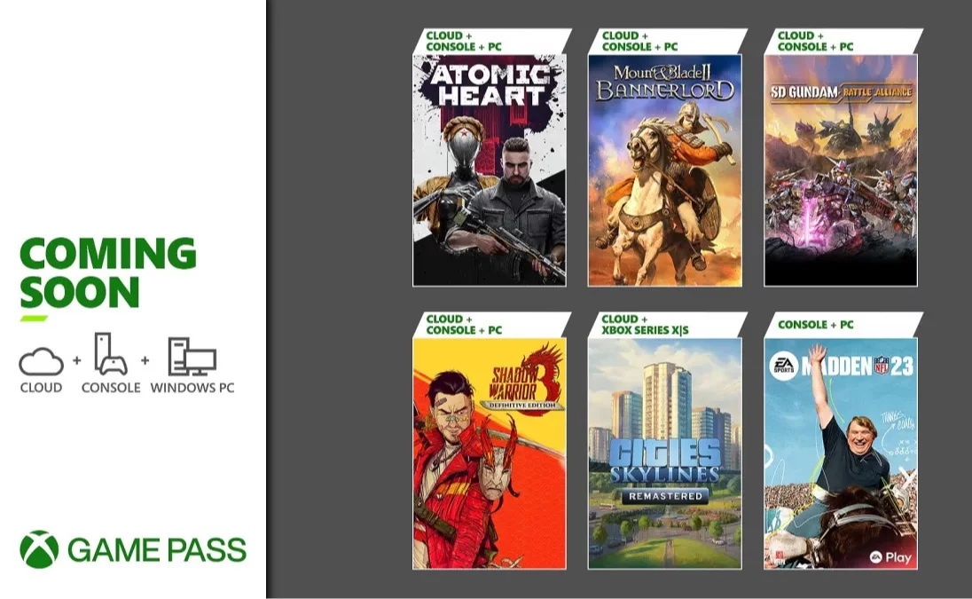 Microsoft が Xbox Game Pass への主要な追加を発表