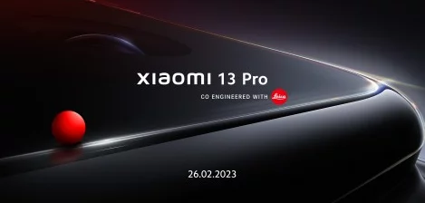 Xiaomi 13 Pro의 글로벌 초연 날짜로 지정