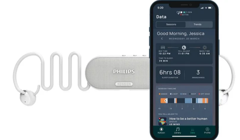 Philips lance des écouteurs anti-ronflement et favorisant le sommeil