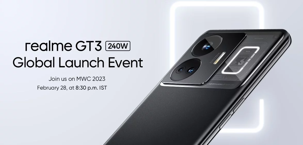 realme GT3 avec la charge la plus rapide au monde a reçu la date de la présentation mondiale