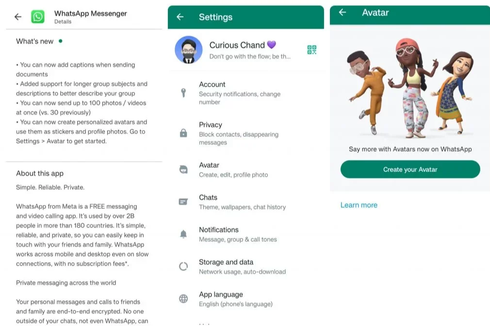 WhatsApp pour Android obtient quatre nouvelles fonctionnalités