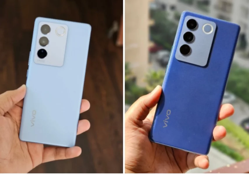 Vivo V27 com case camaleão mostrado em fotos reais