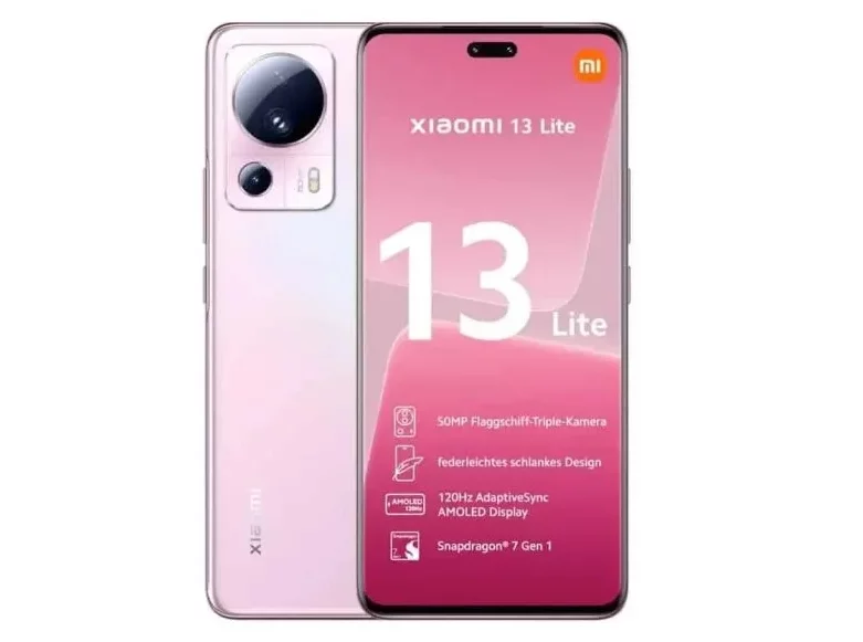 프레젠테이션 전에 공개 된 Xiaomi 13 Lite의 사양 및 가격