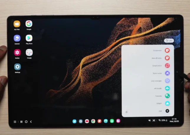 Samsung Galaxy Tab S9의 주요 기능으로 명명되었습니다. 비공식적이지만