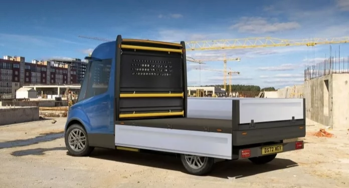 O novo caminhão WEVC eCV1 é uma cópia britânica do Tesla Semi