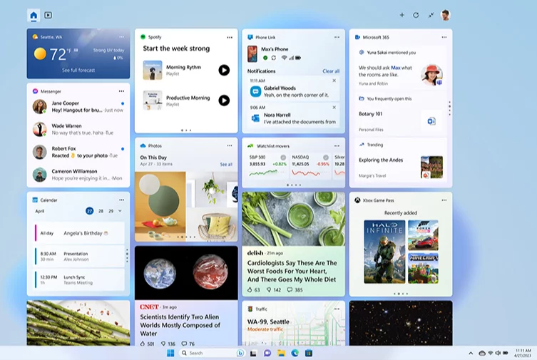 Windows 11 の更新: AI 検索、iMessage のサポートなど