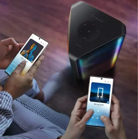 Samsung a présenté un haut-parleur de 160 W avec une autonomie allant jusqu'à 12 heures