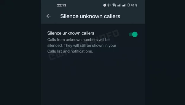 WhatsAppは、不明な番号からの通話のミュート機能を追加します