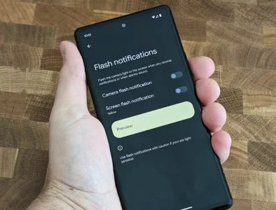 Android 14 führt einen Ersatz für Benachrichtigungslichter ein